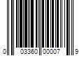 Barcode Image for UPC code 003360000079