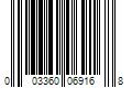 Barcode Image for UPC code 003360069168