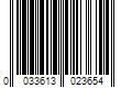 Barcode Image for UPC code 0033613023654