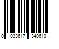 Barcode Image for UPC code 0033617340610