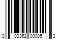 Barcode Image for UPC code 003362000053