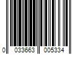 Barcode Image for UPC code 0033663005334