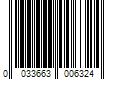 Barcode Image for UPC code 0033663006324