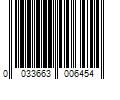 Barcode Image for UPC code 0033663006454