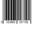 Barcode Image for UPC code 0033663007192