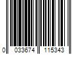 Barcode Image for UPC code 0033674115343