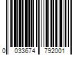 Barcode Image for UPC code 0033674792001