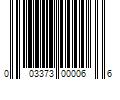 Barcode Image for UPC code 003373000066