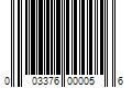 Barcode Image for UPC code 003376000056