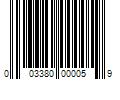 Barcode Image for UPC code 003380000059