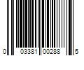 Barcode Image for UPC code 003381002885