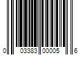 Barcode Image for UPC code 003383000056