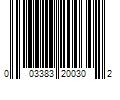 Barcode Image for UPC code 003383200302