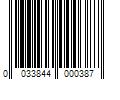 Barcode Image for UPC code 0033844000387