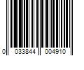 Barcode Image for UPC code 0033844004910