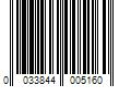 Barcode Image for UPC code 0033844005160