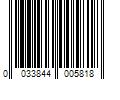 Barcode Image for UPC code 0033844005818