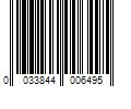 Barcode Image for UPC code 0033844006495