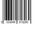 Barcode Image for UPC code 0033849818260