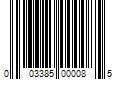 Barcode Image for UPC code 003385000085