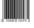 Barcode Image for UPC code 0033886000475