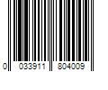 Barcode Image for UPC code 0033911804009