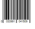 Barcode Image for UPC code 0033991041509