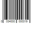 Barcode Image for UPC code 0034000000319