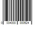 Barcode Image for UPC code 0034000000524