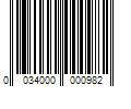 Barcode Image for UPC code 0034000000982