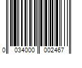 Barcode Image for UPC code 0034000002467