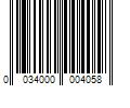 Barcode Image for UPC code 0034000004058