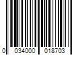 Barcode Image for UPC code 0034000018703