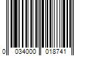 Barcode Image for UPC code 0034000018741