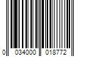 Barcode Image for UPC code 0034000018772