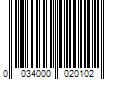 Barcode Image for UPC code 0034000020102