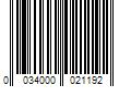 Barcode Image for UPC code 0034000021192