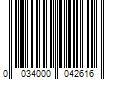 Barcode Image for UPC code 0034000042616