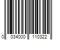 Barcode Image for UPC code 0034000110322