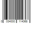 Barcode Image for UPC code 0034000114368