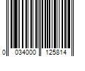 Barcode Image for UPC code 0034000125814