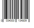 Barcode Image for UPC code 0034000134809