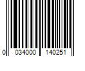 Barcode Image for UPC code 0034000140251