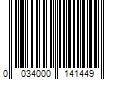 Barcode Image for UPC code 0034000141449