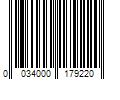 Barcode Image for UPC code 0034000179220