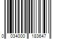 Barcode Image for UPC code 0034000183647