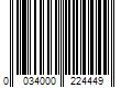 Barcode Image for UPC code 0034000224449