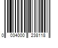 Barcode Image for UPC code 0034000238118