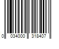 Barcode Image for UPC code 0034000318407