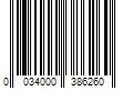 Barcode Image for UPC code 0034000386260